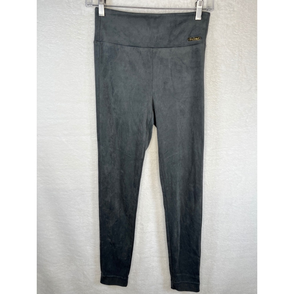 Lilly Pulitzer Gray Faux Suede High Waist Leggings‎ Womens Size 0